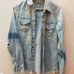 MOTHER The Super Ex's Crop Fray